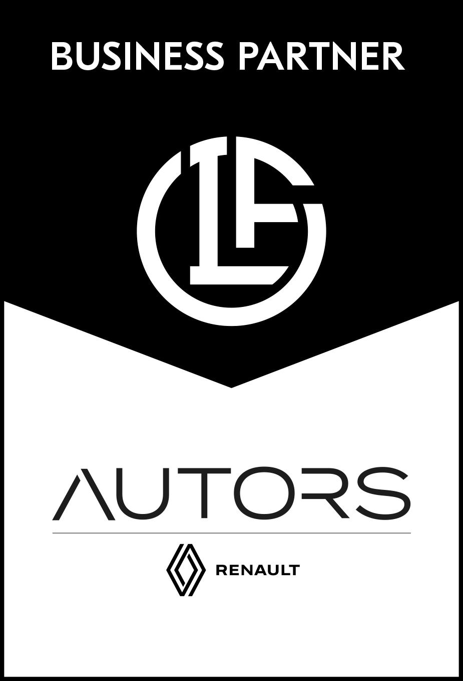2025-26 FC Lugano Composite logo-Autors PNG AUTORS Renault e FC Lugano - Composite Logo